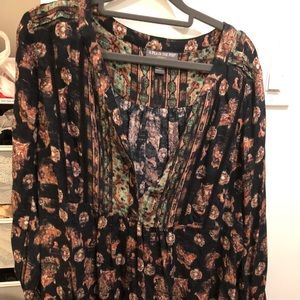 Pea in the Pod Maternity Tunic Blouse sz L